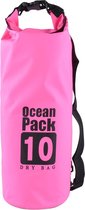 Roze Droogzak - Dry Bag - waterdichte tas 10L