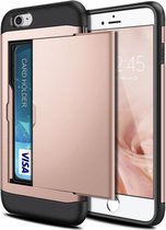 Apple iPhone 6 / 6s Card Case | Roze | TPU - Hard PC | Wallet | Pasjeshouder
