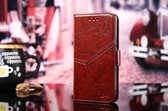 Lederen hoesje Samsung Galaxy A50 Bookcase | Hoogwaardig PU Leren Hoesje | Lederen Wallet Case | Luxe Uitstraling | Pasjeshouder | Portemonnee | Bordeaux Rood