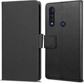 Book Wallet hoesje voor Motorola Moto G8 Power Lite - zwart