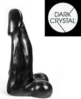 Dark Crystal XXL Dildo 28 x 8 cm - zwart