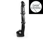 Dark Crystal XXL Dildo 34 x 5,2 cm - zwart