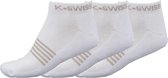 K-Swiss All-Court Socks -  Tennissokken - 3 stuks -  Unisex - wit/licht grijs