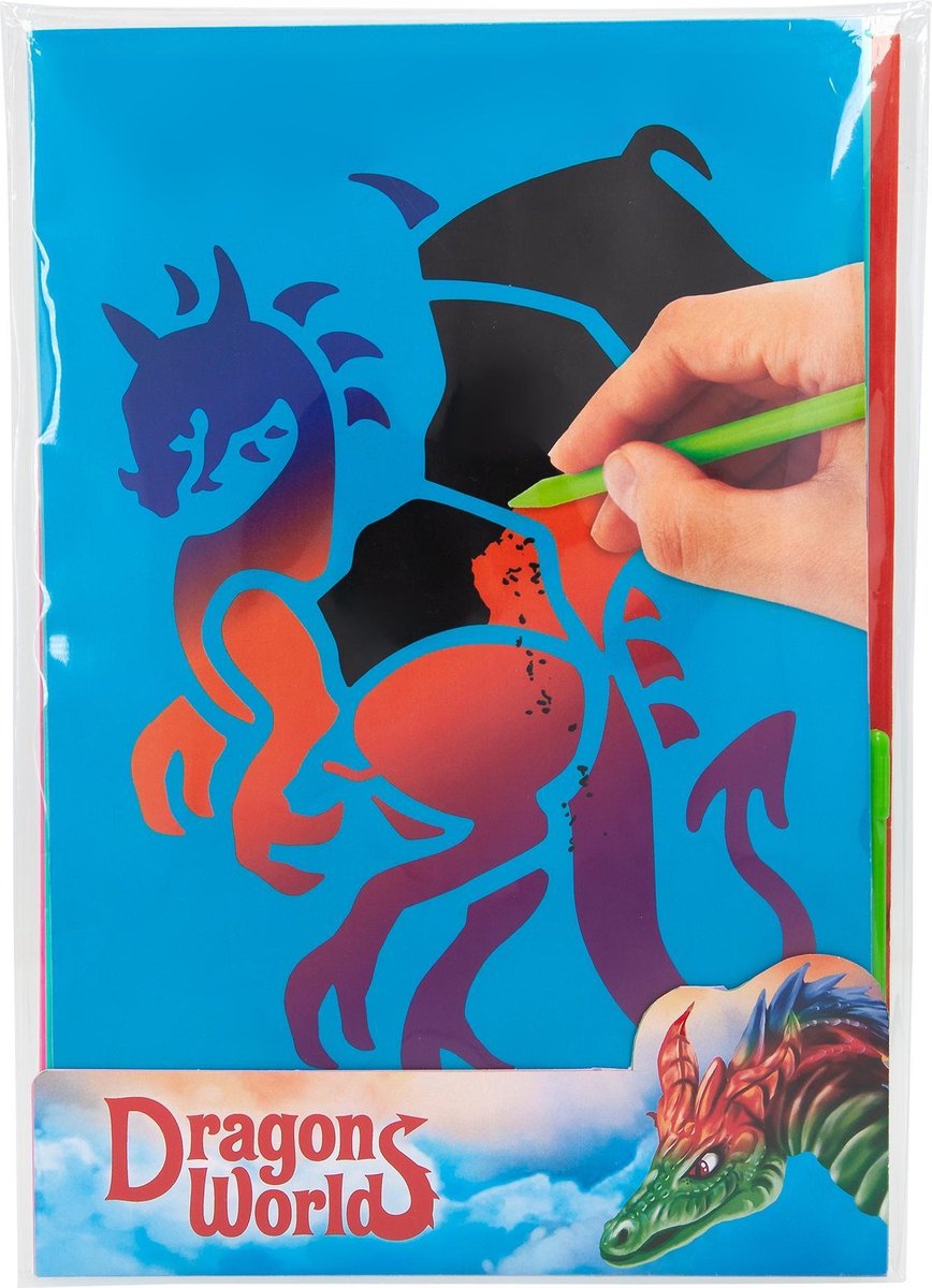 Depesche - Dino World Magic Scratch kaarten - DRAGON