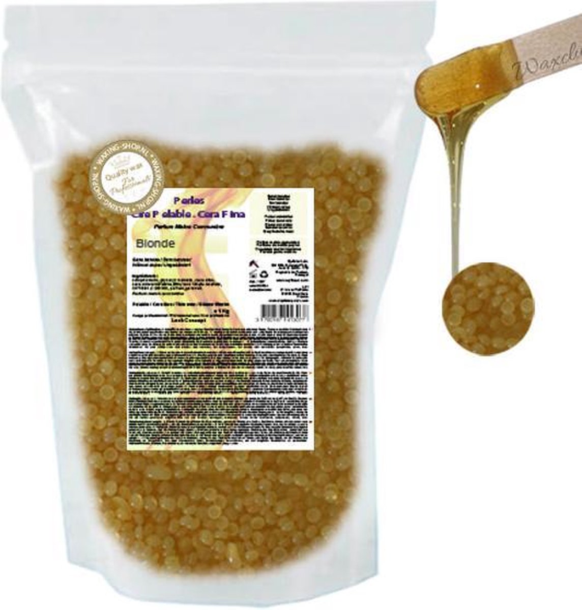 1 KG Hot Wax Blonde Cire Pelable Hard Wax Beans | Harsparels
