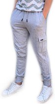 Embrator Joggingbroek licht grijs melange maat M