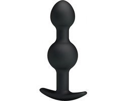 Pretty Love Geisha Anal Plug Dubbel met metalen kogeltjes