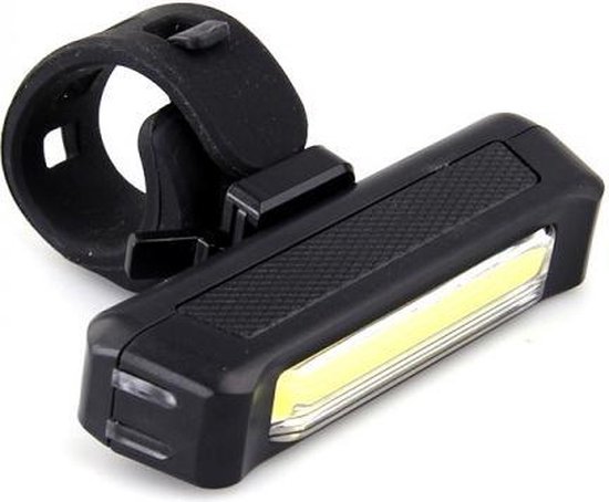 Fietslicht wit/rood met oplaadbare accu USB 100 lumen - Voorlicht en Achterlicht