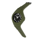 TOO LATE - siliconen horloge - MASH UP LORD REG - Ø 40 mm - army green