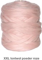 XXL wol, Merino Lontwol  5 kg poederroze