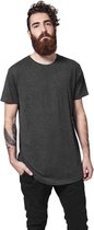 Urban Classics Heren Tshirt -S- Shaped Long Grijs