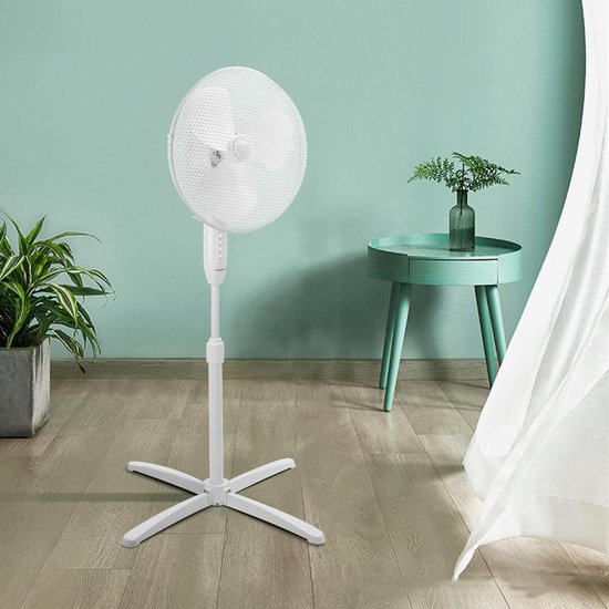 Daisy 33JTP - Statiefventilator - Wit