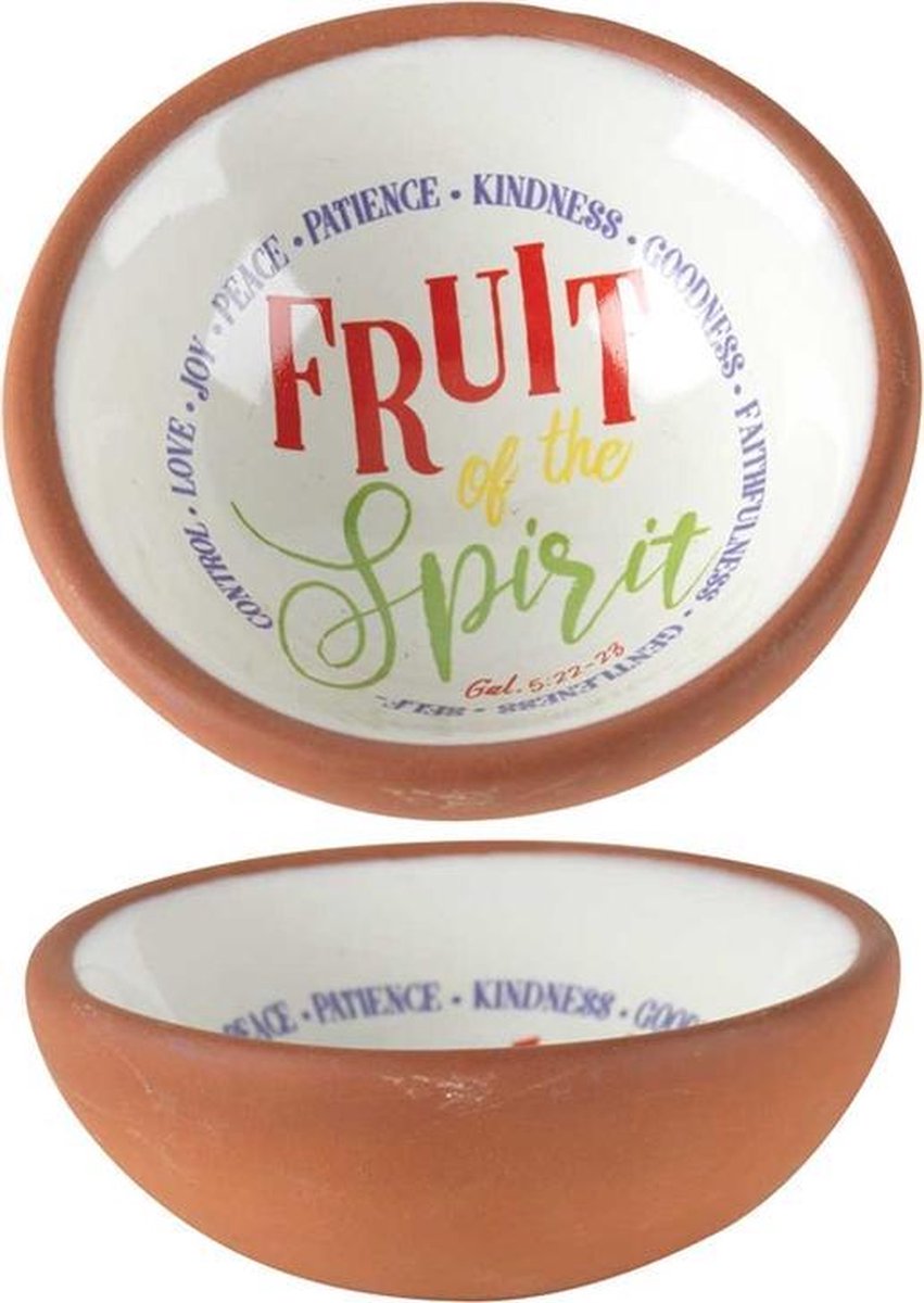 Schaaltje Fruit of the Spirit 7 cm - Gal 5:22-23