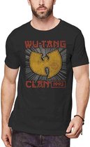 WuTang Clan Heren Tshirt -2XL- Tour '93 Zwart