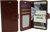 Nokia 2.1 - Bookcase Bruin - portemonee hoesje