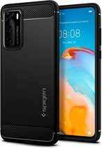 Spigen Rugged Armor Huawei P40 Hoesje - Zwart