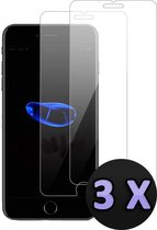 HB Glas Geschikt voor Apple iPhone SE (2020) Screenprotector Glas Gehard Tempered Glass - 3 stuks