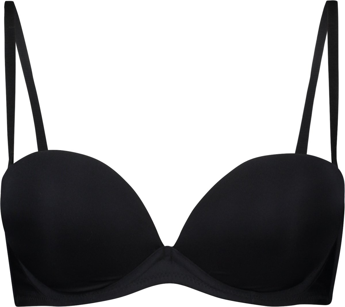 DELIMIRA Beugelbeha Voor Dames Licht Gewatteerde, Plus Size Kanten Strapless Bh Beige 85F