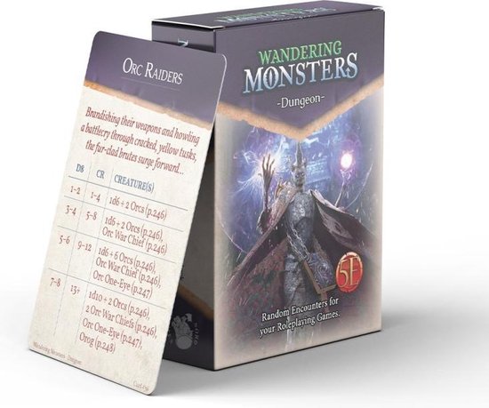Afbeelding van het spel Wandering Monsters - Dungeons (D&D 5th edition)