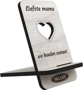 Telefoonstandaard mama - verjaardag moeder - Moederdag - kerstcadeau - Liefste mama we houden contact - staand model