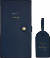 Katie Loxton Travelset - Yay for Vacay - Navy