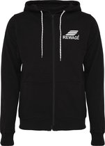 REWAGE Hoodie Met Rits - Zwart - XXL