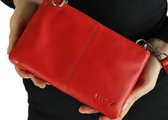 Buono Leather Clutch Berlin - Rood