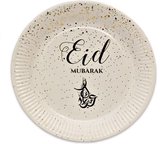 Bordjes 'Eid Mubarak' (Ø23cm, 8st)