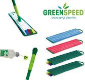 Greenspeed Sprenkler dweilset & 4 microvezel vlakmoppen