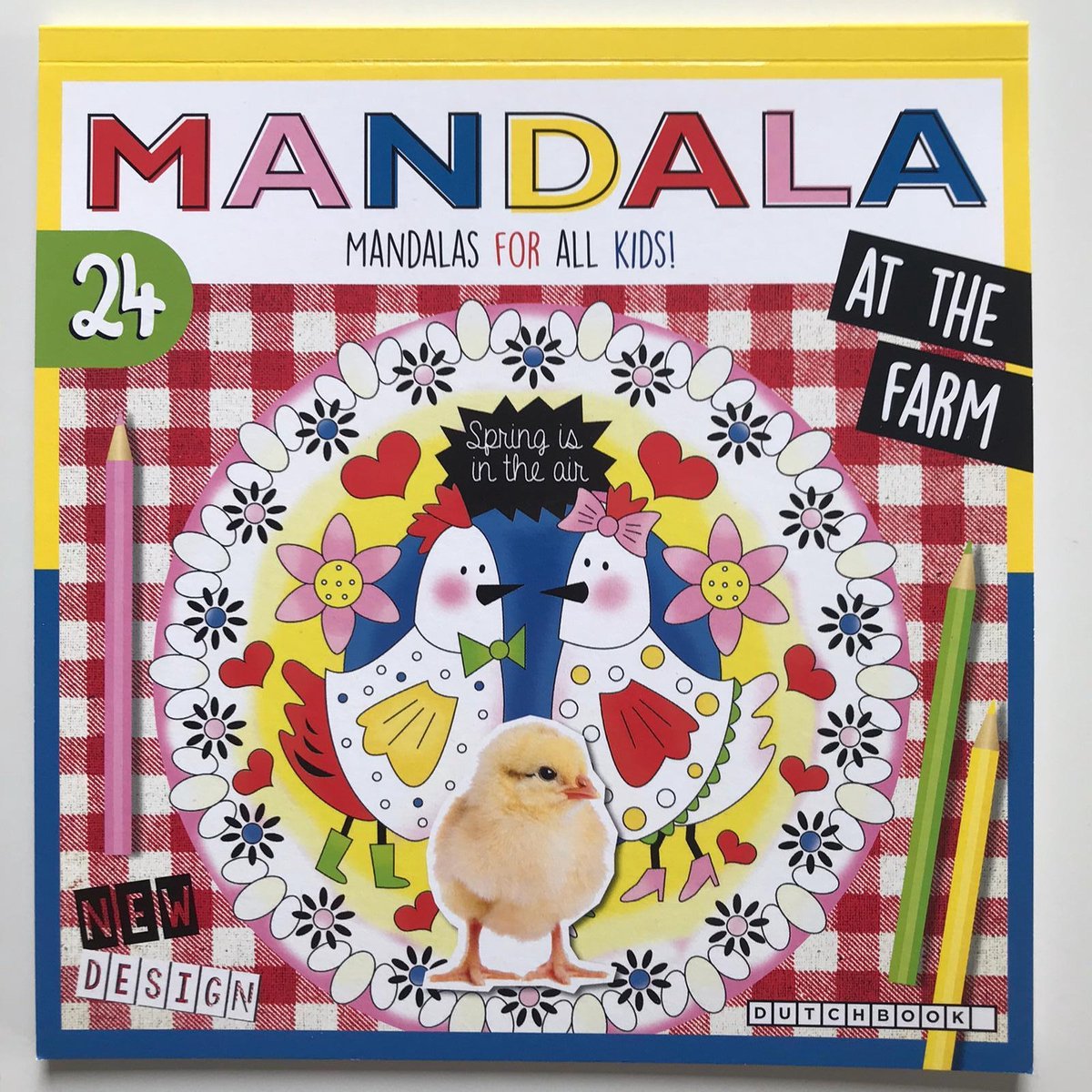 Mandala Kleurboek voor Kinderen At The Farm - geschikt voor kleurpotloden en kleurstiften