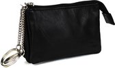 Massi Miliano Sleutel-etui  Unisex leer (A1-05-6) -Zwart -