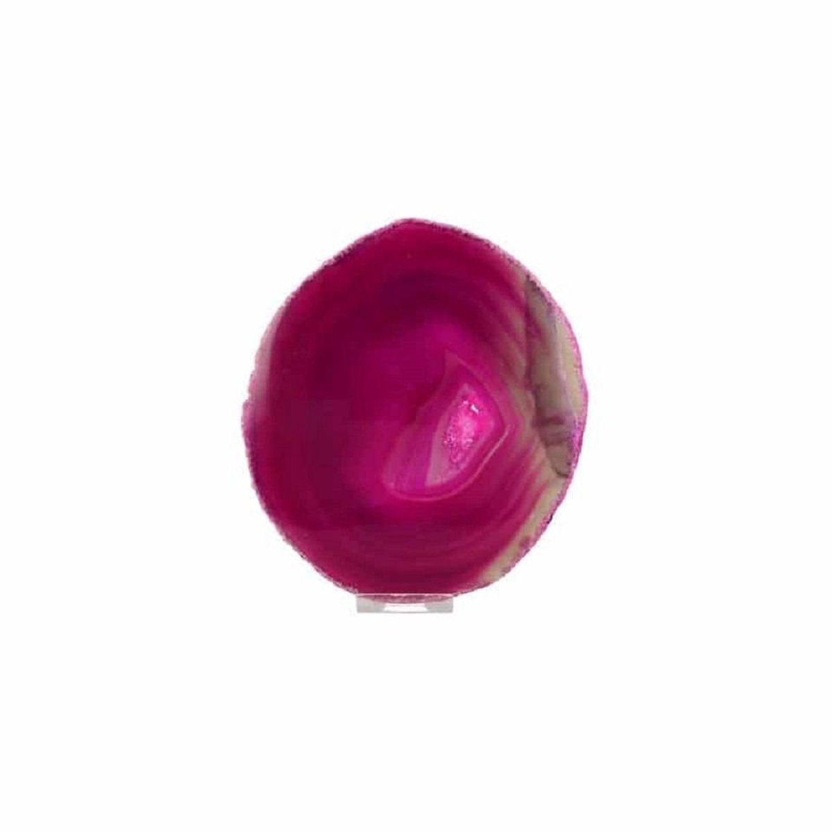 Roze Agaatschijf Middel (10 – 15 cm)