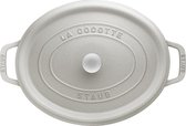 Staub Braadpan Ovaal Cocotte White Truffle - ø 31 cm / 5.5 liter