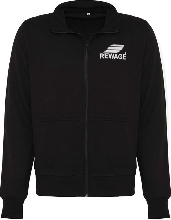 REWAGE Vest Met Rits - Zwart - L