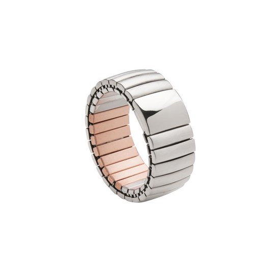 Energetix magneet ring 978 - elastisch - flexibel - kleur zilver - maat 18  - met koper | bol.com