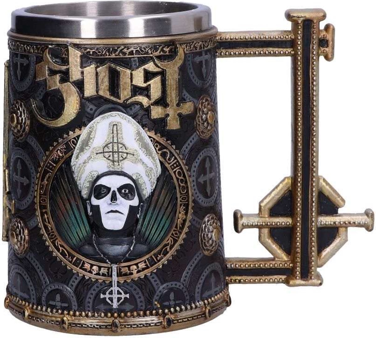 Nemesis Now - Ghost Gold Meliora - Bierpul - Goud en Zwart - 15.2cm