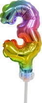 Helium cijfer ballon 3