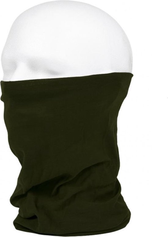 Colsjaal -Bandana - gezicht masker - Sjaal - One Size - Unisex - Groen |  bol.com