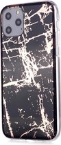 Coverup Marble Design TPU Back Cover - Geschikt voor iPhone 11 Pro Hoesje - Black Gold