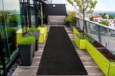 Kunstgras Tapijt RAINBOW Black Shadow - 100x400cm - 25mm|artificial grass|gazon artificiel|zwart|tuin|balkon|terras|kinderkamer|speelkamer|grastapijt|gras mat|kerst
