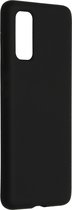 Samsung  Galaxy A51 Silicone zwart hoesje | Met |Gratis 2X Tempered glass Screenpotrector met Cleaning set