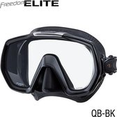 TUSA Snorkelmasker Duikbril Freedom Elite M1003QB -BK - zwart/zwart