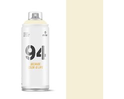 MTN94 Botwitte spuitverf - 400ml lage druk en matte afwerking