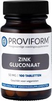 Proviform Zink gluconaat 50 mg - 100 tabletten - Voedingssupplement