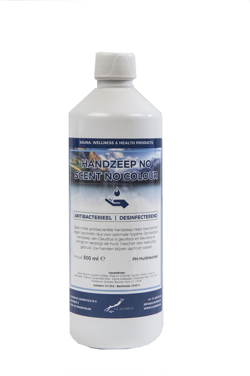 Goedkoopste Handzeep No Scent, No Colour 500 ml
