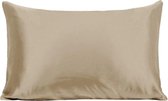 YOSMO - Zijden kussensloop - kleur champagne - 66 cm x 51 cm - 100% Zijden - Moerbei