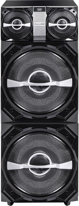 Trevi - XF-4800-RAVE dubbele speaker, 600W, zwart | bol.com