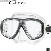 TUSA Snorkelmasker Duikbril Ceos - M-212-T - transparant/zwart