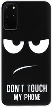 ADEL Siliconen Back Cover Softcase Hoesje Geschikt voor Samsung Galaxy S20 - Don't Touch My Phone