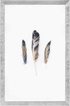 Riverdale - Schild. Dani Feathers zilv. 40x60cm - Zilver